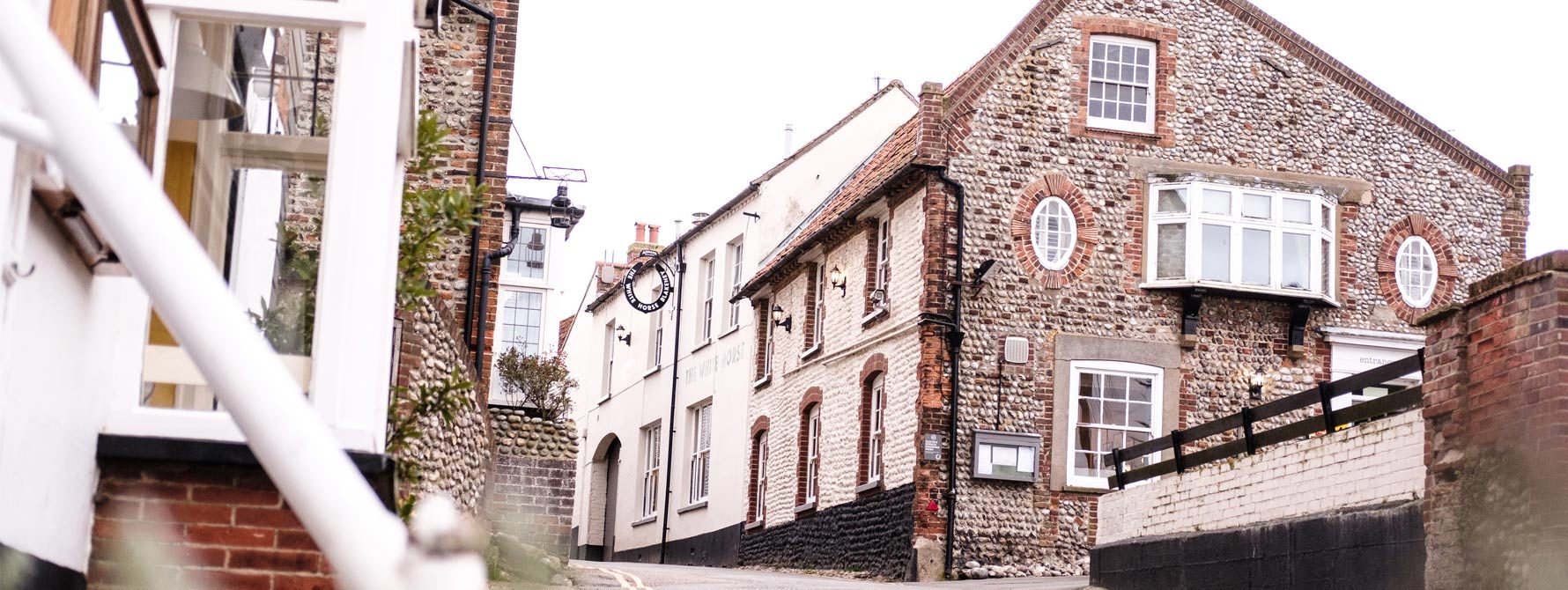 Outside The White Horse Blakeney