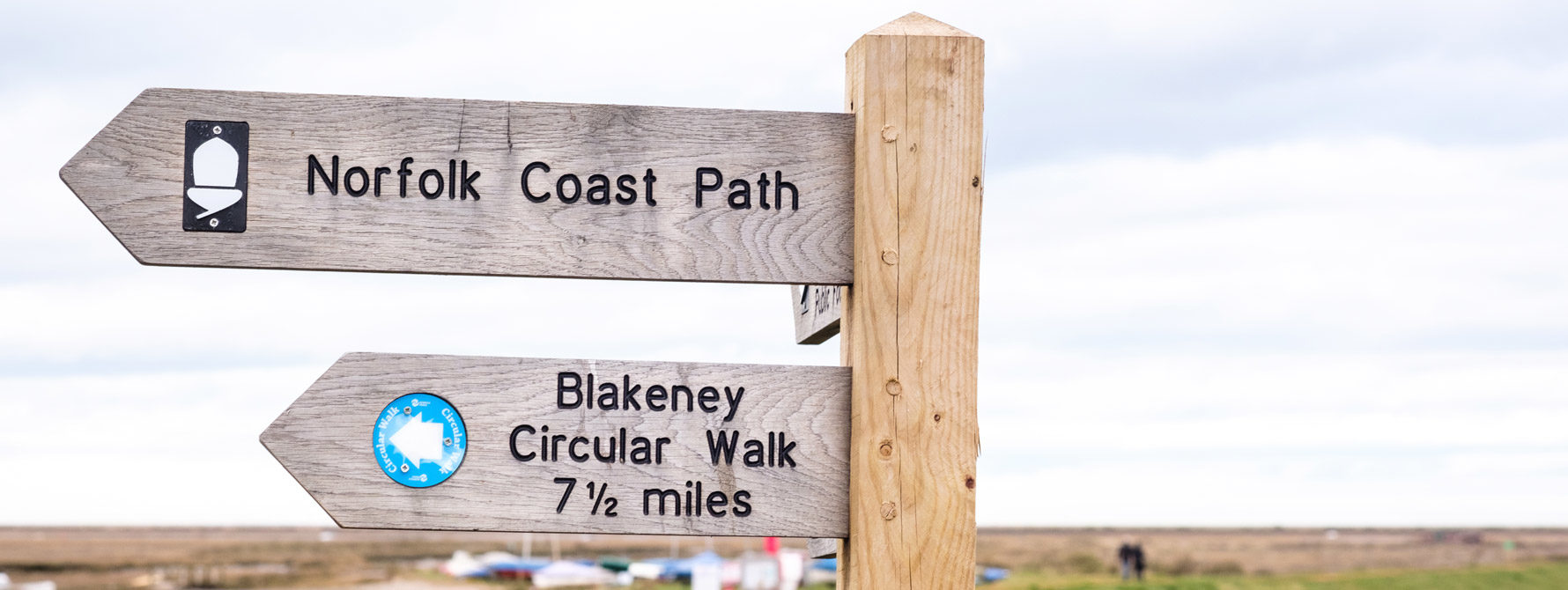 Norfolk coast path sign