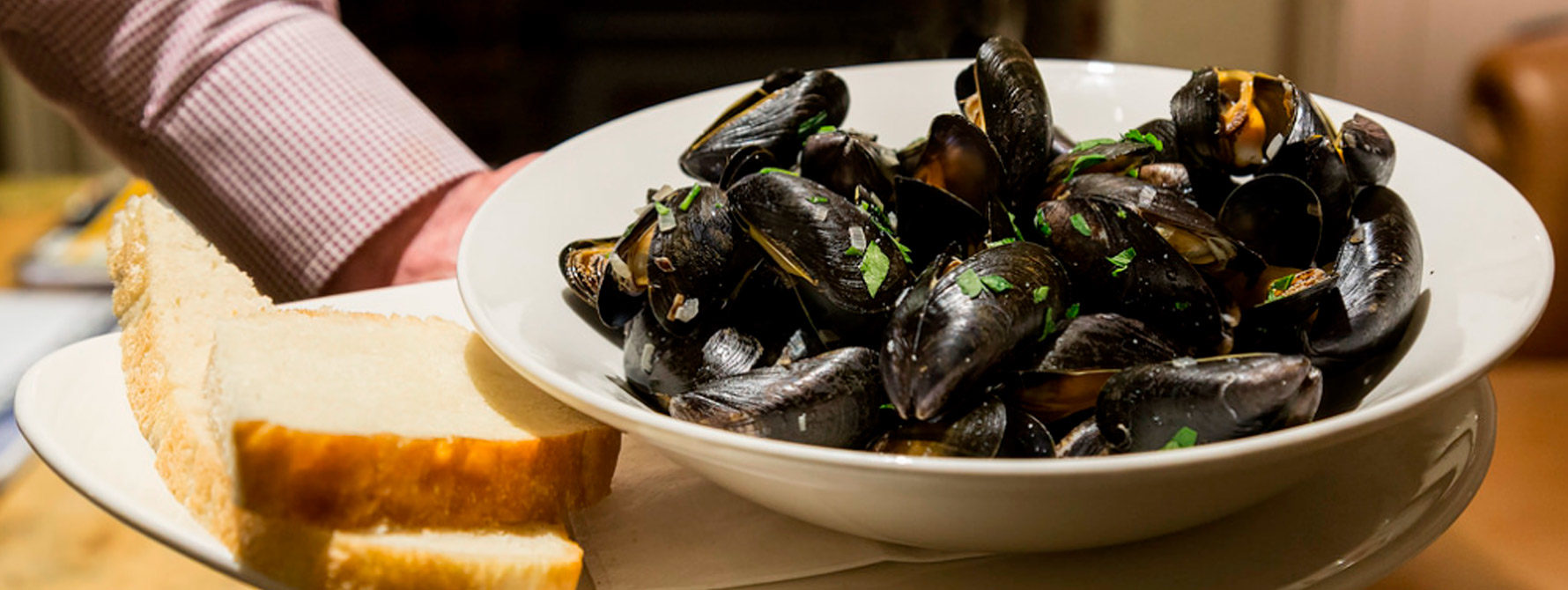 Mussels at The white horse