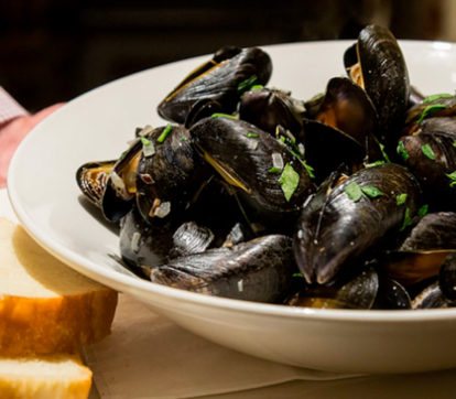 Mussels at The white horse